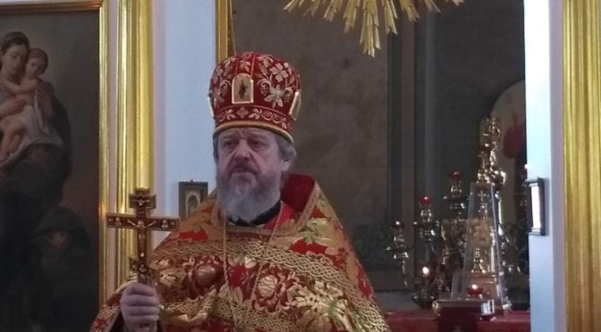 Праздничная Божественная Литургия  в день  памяти святого Угодника Божия Чудотворца Николая Мирликийского